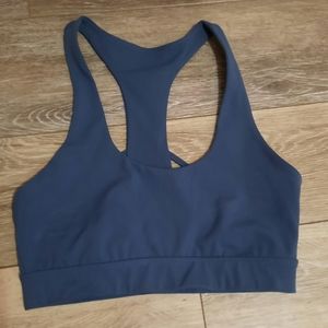 EUC size M Zyia Slate Blue Hero Double Strap Bra